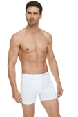 3lü Erkek Modal Boxer Pamuklu Elastan Likralı Paçalı Don - 4