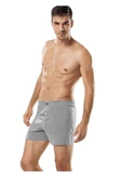 Tutku İç Giyim Pamuklu Penye Düğmeli Erkek Boxer 4lü Paket - 5