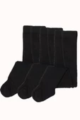 3lü Kız/Erkek Bebek Çocuk Bambu Külotlu Çorap Yumuşak Mevsimlik - 5