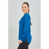 Kadın Kiremit Likralı Orta Yaş  Anne Penye Bluz thumbnail 10