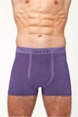 5li Erkek Desenli Boxer Likralı Esnek Genç - 5