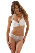 Le Jardin 6042 Desteksiz Dantel Kaplı Sütyen Külot Takım - 2