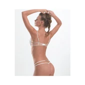 Le Jardin Push-up Destekli Sütyen String Taşlı Takım 6950 - 6