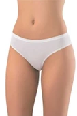 5li Kadın Yüksek Bel Bikini Külot Yarım Bato İz Yapmaz İç Çamaşır - 1
