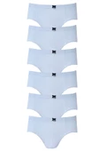 Tutku İç Giyim Pamuklu Erkek Çocuk Slip Külot Beyaz 6 lı Paket - 2