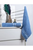 %100 Pamuk 2 Parça Kadın/Erkek Banyo Duş Hamam Havlu Seti 90x150 Cm - 9
