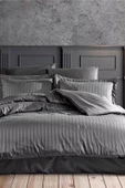 Çift Kişilik Su Yollu Saten Nevresim Takımı Polycotton - 1