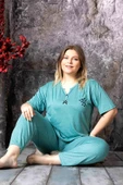 Nisanca Bambu Büyük Beden Yazlık Kadın Kısa Kol Pijama Takımı - 10