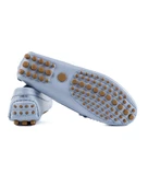 Teos Kadın Açık Mavi Hakiki Deri Loafer Ayakkabı thumbnail 3