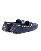 Samos Kadın Lacivert Hakiki Süet Deri Loafer Ayakkabı thumbnail 4