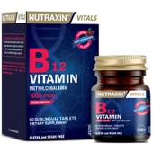 Nutraxin B12 Vitamin 1000 mcg 60 Dilaltı Tablet - 1
