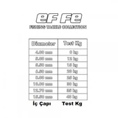 EFFE Split Ring Forged Paslanmaz Dövme Çelik Olta Halkası - 5