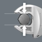 Wera 6004 Joker VDE 4 Set 1 VDE Yalıtımlı Kendinden Ayarlı Açık Ağız Kurbağacık Anahtar Seti - 9