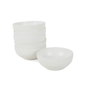 Keramika Beyaz Delta Çorba Kasesi 14 Cm 6 Adet - 3