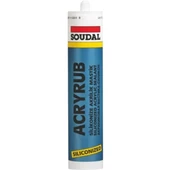Soudal Silikonize Mastik 500 Gr Kartuş Gri - 1
