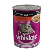 Whiskas Sığır Etli 400 gr Yetişkin Kedi Konservesi - 1