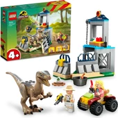 LEGO Lego®  Jurassic World Velociraptor Kaçışı 76957 - 4 Yaş ve Üzeri Çocuklar Için  Yaratıcı Oyuncak Yapım Seti (137 Parça) - 1
