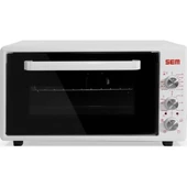 SEM Hamurcu 46 lt Lüks Fırın Çift Cam Ön Panel SC-4602 - 1