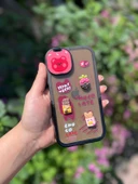 Iphone 14 Pro Max Uyumlu Sevimli Aynalı Kılıf - 8