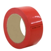 Yer İşaretleme Bandı Kırmızı Pvc Emniyet Zemin İkaz Bant 50 mm x 25 Metre - 4