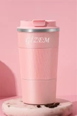 Kişiye Özel Çift Katmanlı Paslanmaz Çelik 500 Ml Kupa Araç Kahve Çay Termos Bardak -1549 - 1