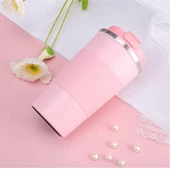 Kişiye Özel Çift Katmanlı Paslanmaz Çelik 500 Ml Kupa Araç Kahve Çay Termos Bardak -1549 - 2