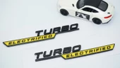 DK Tuning Benz Turbo Electrified Çamurluk Yanı Sarı Logo Amblem thumbnail 4
