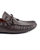 Ancrya Kahverengi Hakiki Deri Erkek Loafer Ayakkabı thumbnail 5