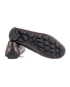 Ancrya Kahverengi Hakiki Deri Erkek Loafer Ayakkabı thumbnail 3