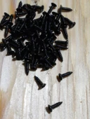 100 ADET 7,5 MM MİNİ HOBİ VİDASI SİYAH - 3