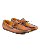 Tripolis Taba Hakiki Deri Erkek Loafer Ayakkabı - 2
