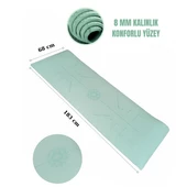 XTR Fitness Yoga Matı ve Pilates Minderi Tpe 8 Mm - 7