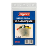 Bigpoint Kart Poşeti Dikey Şeffaf 55x85mm 10'lu Poşet - 1
