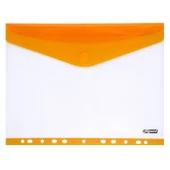 Bigpoint 11 Delikli Yan Cırtlı Dosya A4 Turuncu 12'li Poşet thumbnail 1