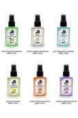 Zeytin Çiçeği & Safran & Beyaz Zambak & Tütün & Limon & Ice Fresh Kolonya 50 Ml Elegance 6'lı Set - 1