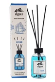 Sandal Ağacı Bambu Çubuklu Oda Kokusu 110 Ml & Okyanus Bambu Çubuklu Oda Kokusu 110 Ml - 2'li Kalıcı ve Doğal Ortam Kokusu Seti - 3