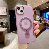 İphone 13 Stantlı Buzlu Sert Magsafe Kapak thumbnail 1