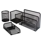 Bigpoint Metal Perfore 4'lü Set Siyah x 2 Adet - 1