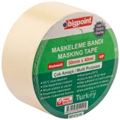 Bigpoint Maskeleme Bandı 50mm x 40m 4'lü Kutu - 3