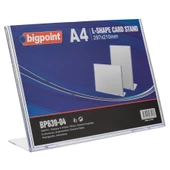 Bigpoint Kart Standı Yatay A4 4'lü Paket - 1