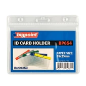 Bigpoint Kart Poşeti Yatay Şeffaf 85x55mm 10'lu Poşet - 1