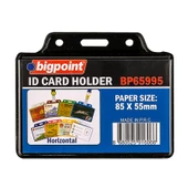 Bigpoint Kart Poşeti Yatay Siyah 85x55mm 10'lu Poşet - 1