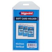 Bigpoint Kart Kabı Dikey Şeffaf 54x85mm 10'lu Poşet - 1