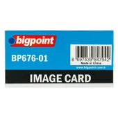 Bigpoint Akrilik İsimlik Dikdörtgen Şeffaf X 10'lu PAKET - 1