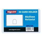 Bigpoint Kimlik, Ehliyet Kabı Şeffaf 86x55mm 10'lu Poşet - 1