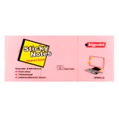 Bigpoint Yapışkanlı Not Kağıdı 3'lü 40x50mm Pembe 4'lü Paket - 1