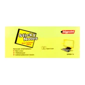 Bigpoint Yapışkanlı Not Kağıdı 3'lü 40x50mm Neon Sarı 4'lü Paket - 1