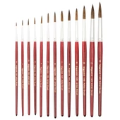 Bigpoint 145 Serisi Midilli Kılı Yuvarlak Fırça No: 12 12'li Kutu thumbnail 1