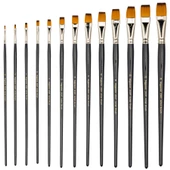 Bigpoint 200F Serisi Sentetik Kıl Düz Kesik Fırça No: 12 12'li Kutu thumbnail 1