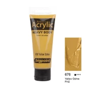 Bigpoint Akrilik Boya 75 ml Yellow Ochre 676 thumbnail 1
